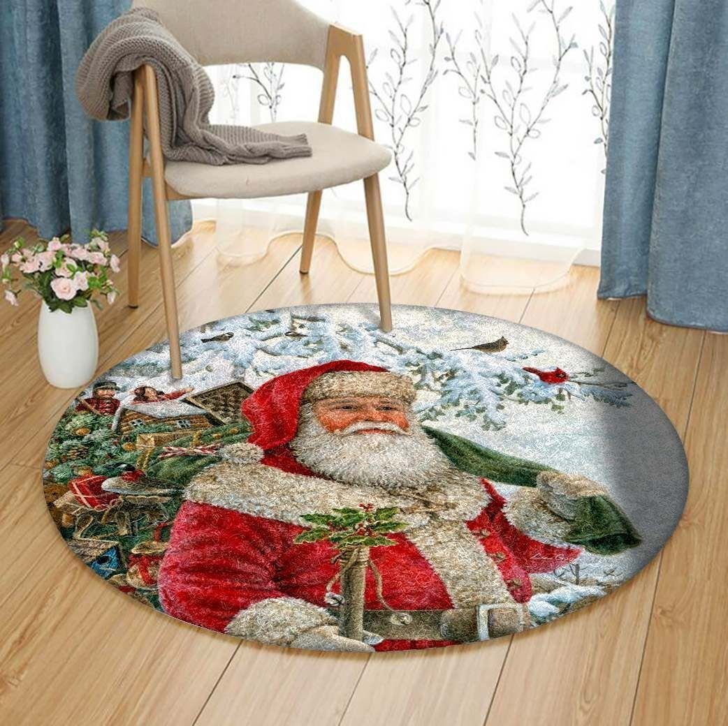 Christmas Round Rug