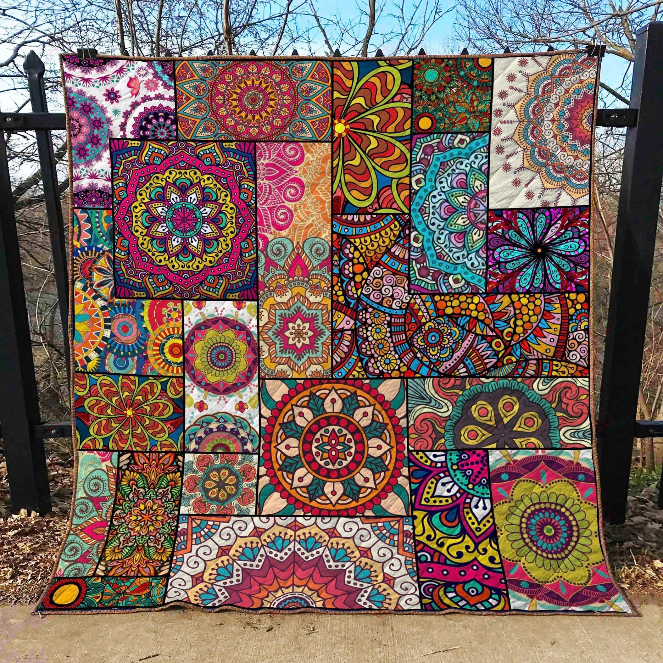 Mandala Patchwork Quilt