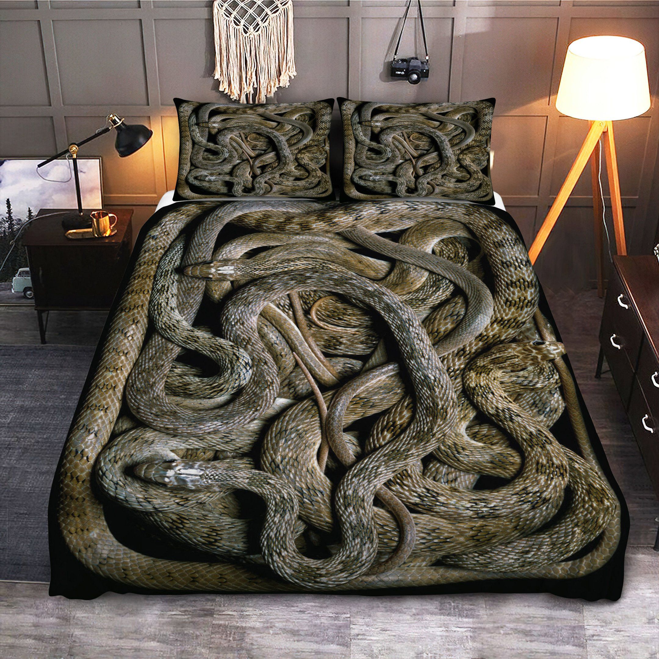 Snake Quilt Bedding Set