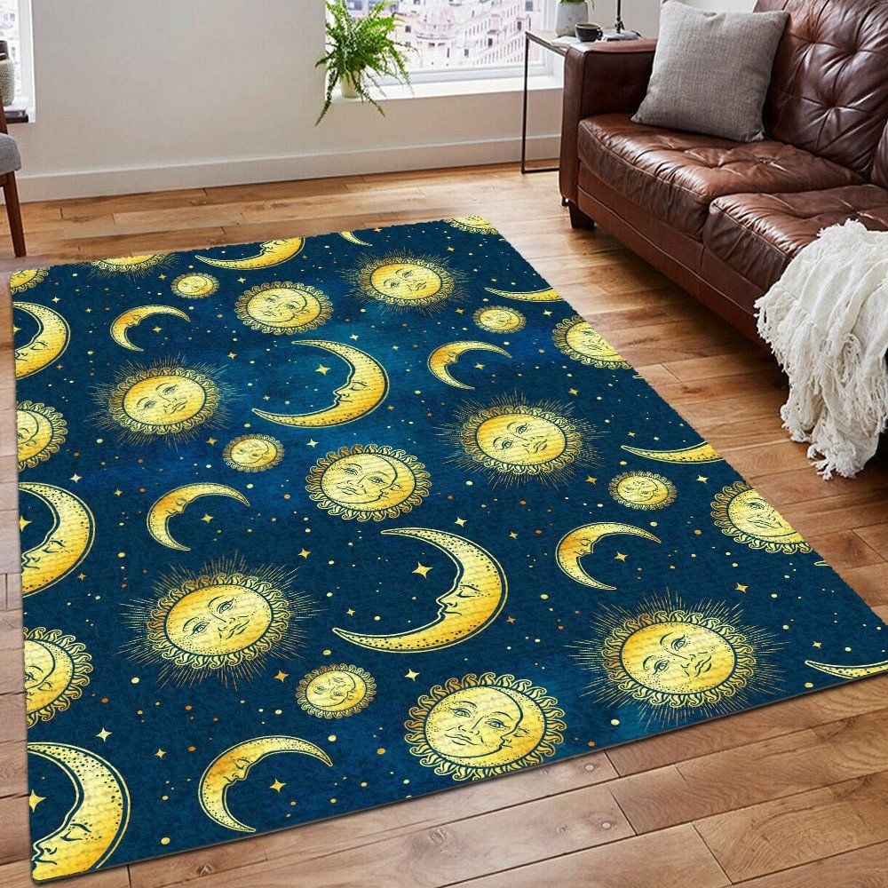 Here Comes The Sun White Printing Floor Mat Carpet, Star Of The East ...