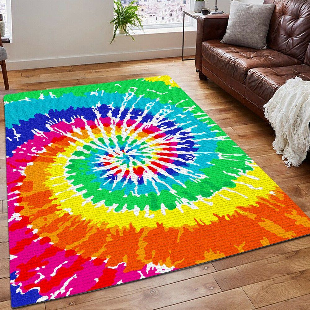 School Psychologist Rainbow 2.0 Rug, Tie Printing Floor Mat Carpet ...