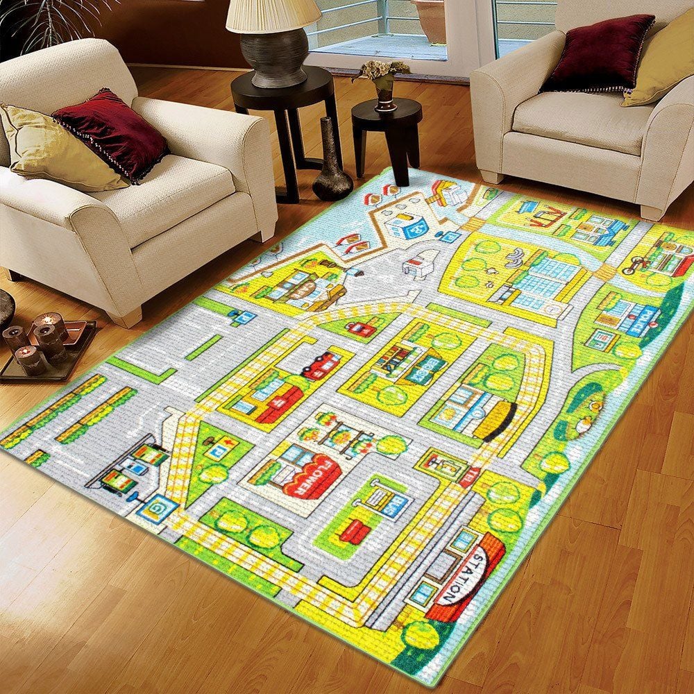 Roads Rug, Paved Roads Rug, Randy Roads Tribute Printing Floor Mat ...