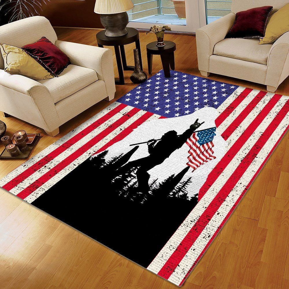 Bigfoot Area Rug, Bigfoot Lover Area Rug, America Rug, Bigfoot Wolf ...