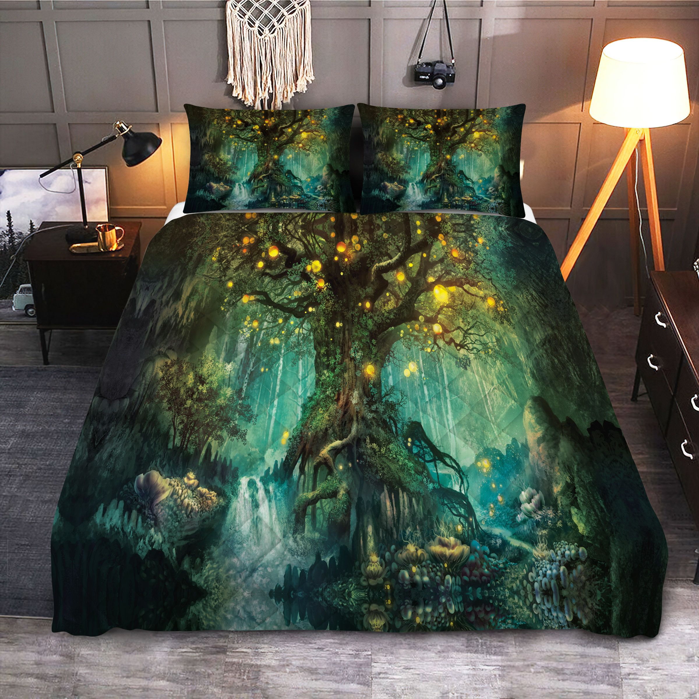 Tree Of Life Quilt Bedding Set