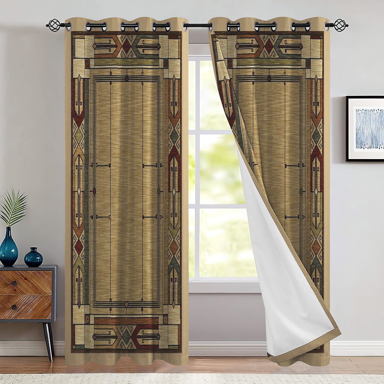 Mission Style Window Curtains