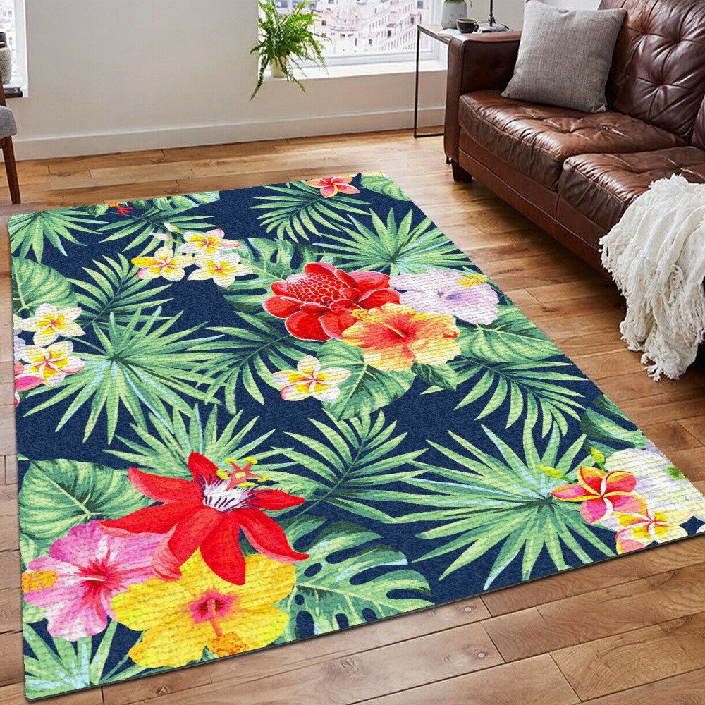 Hawaii Kanaka Polynesian Printing Floor Mat Carpet, Tropical Romper ...