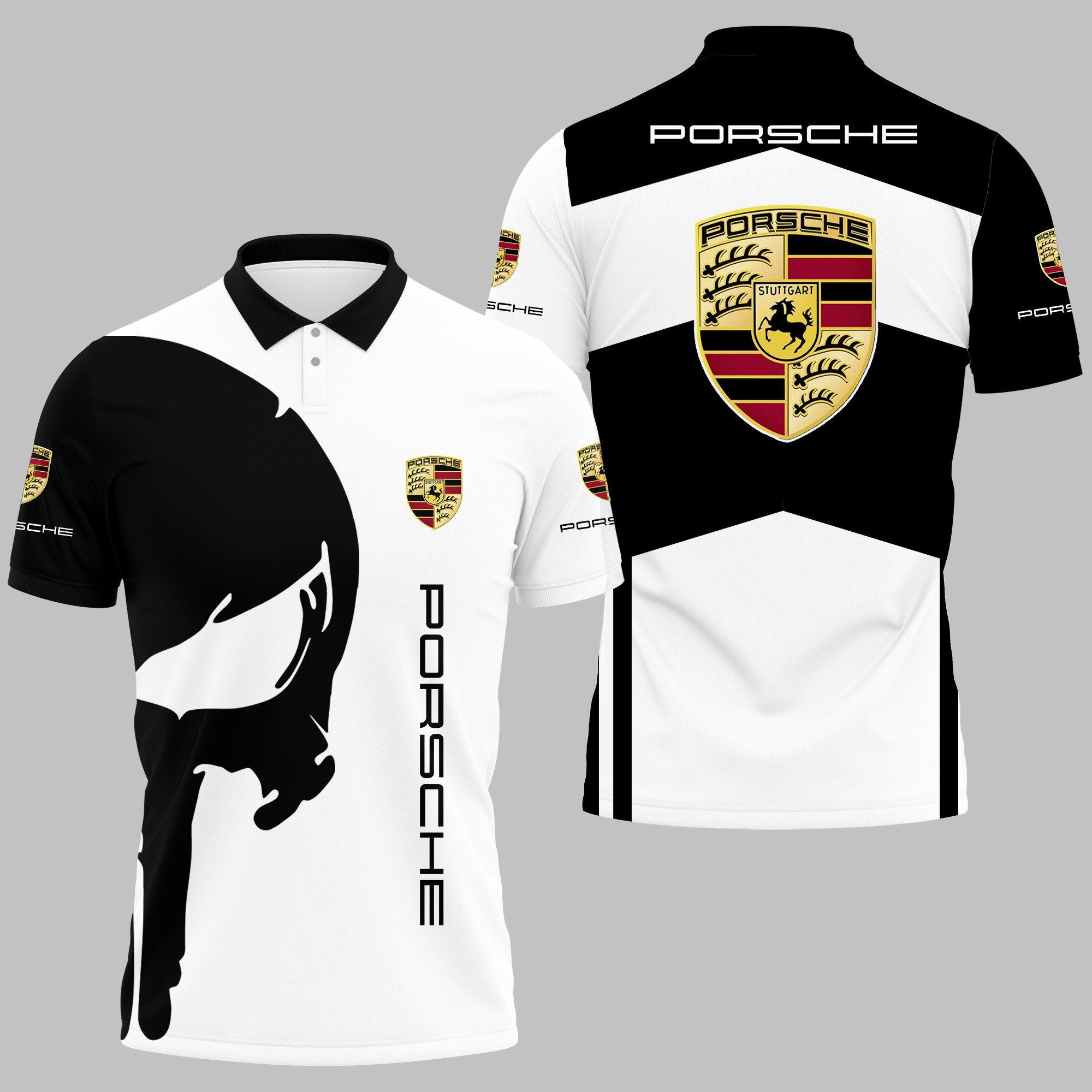 3D Printed Porsche Polo Shirt Ver 5