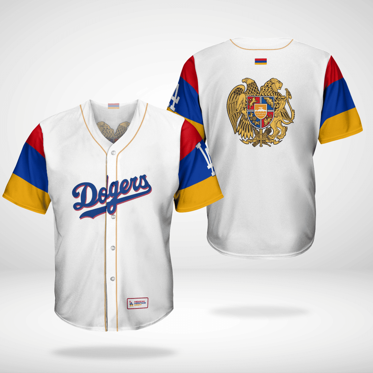 Los Angeles Dodgers 2023 Armenian Heritage Night Baseball Jersey