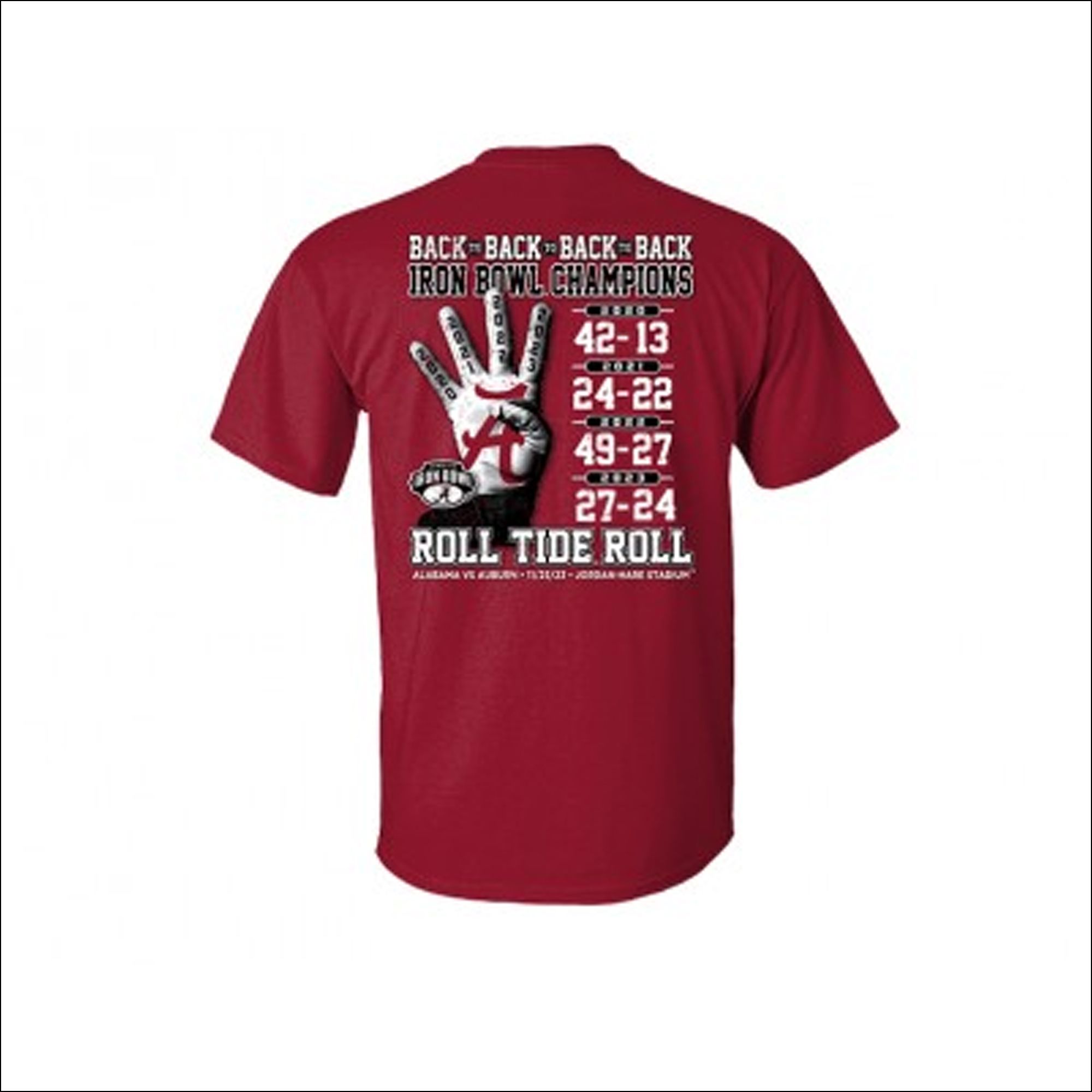 Alabama Crimson Tide Iron Bowl 2023 Shirt