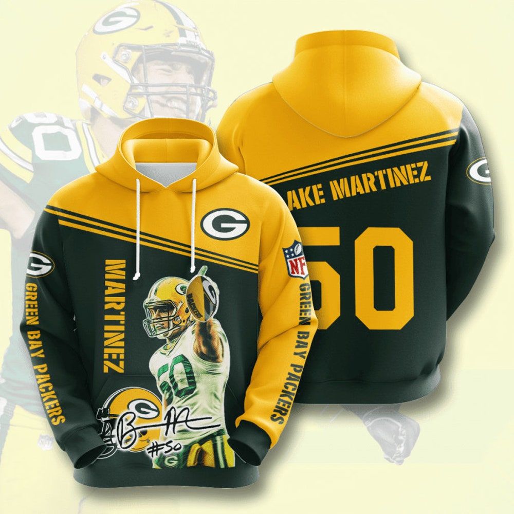 GB Packer 3D Hoodie HD1367