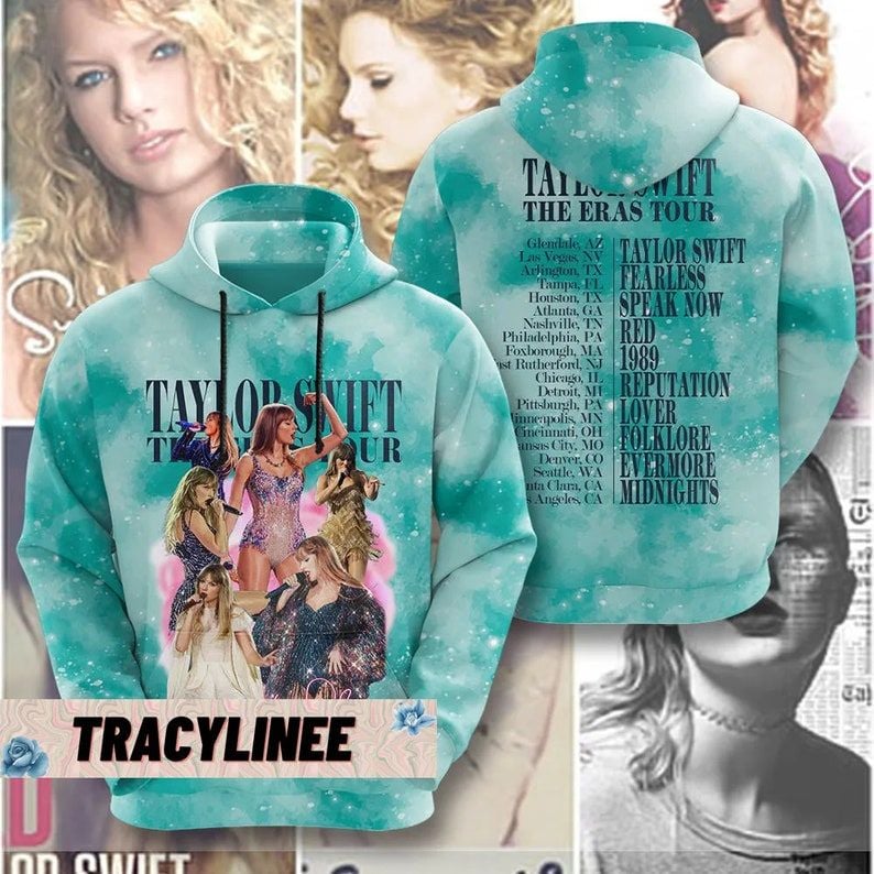 Taylor Swift Hoodie The Eras Tour Hoodie Taylor Swift The Eras Tour ...