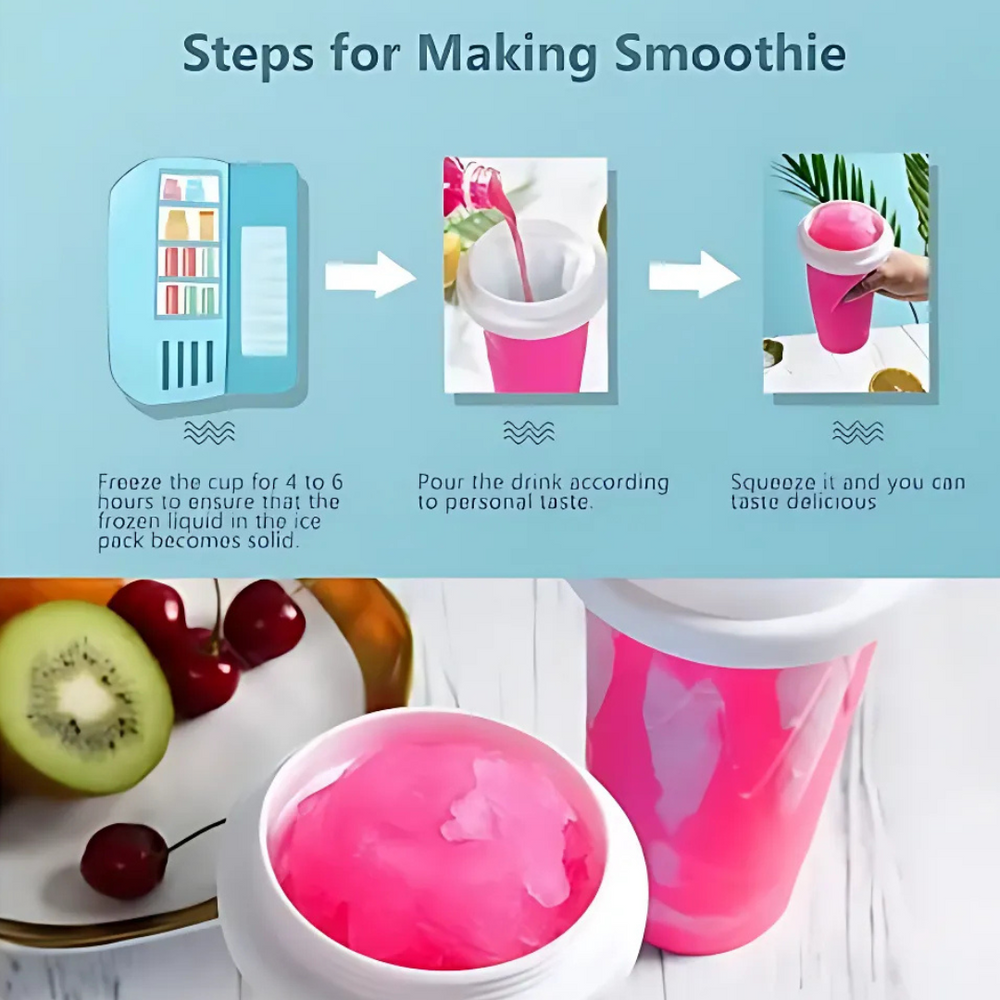 💫 Early Summer Sale 49% OFF 💫 Smoothie Slushy Cup ❄️