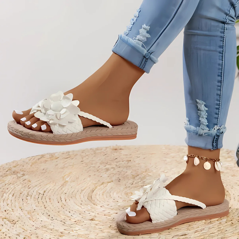🔥 EARLY SUMMER SALE 49% OFF 🔥 Women’s Floral Arch Support Flat Slippers
