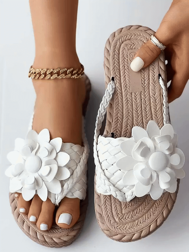🔥 EARLY SUMMER SALE 49% OFF 🔥 Women’s Floral Arch Support Flat Slippers