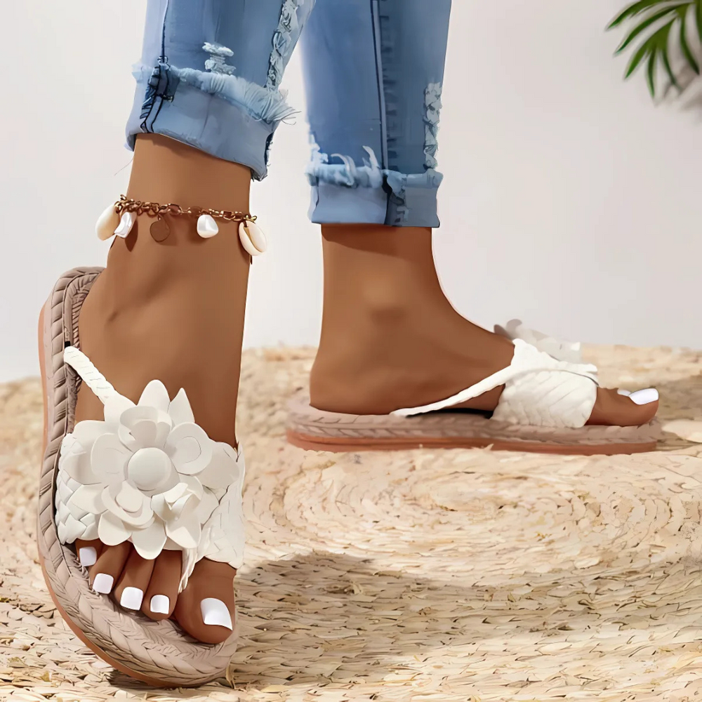 🔥 EARLY SUMMER SALE 49% OFF 🔥 Women’s Floral Arch Support Flat Slippers