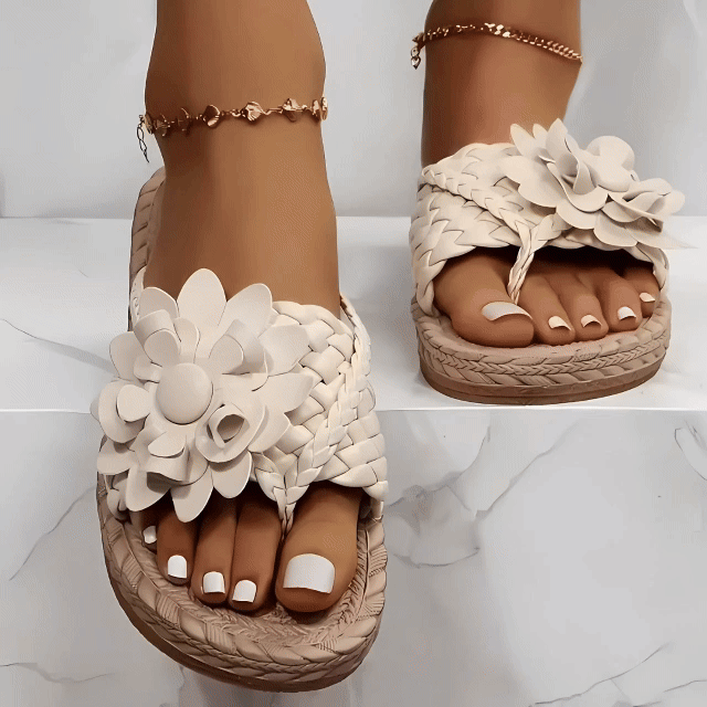 🔥 EARLY SUMMER SALE 49% OFF 🔥 Women’s Floral Arch Support Flat Slippers