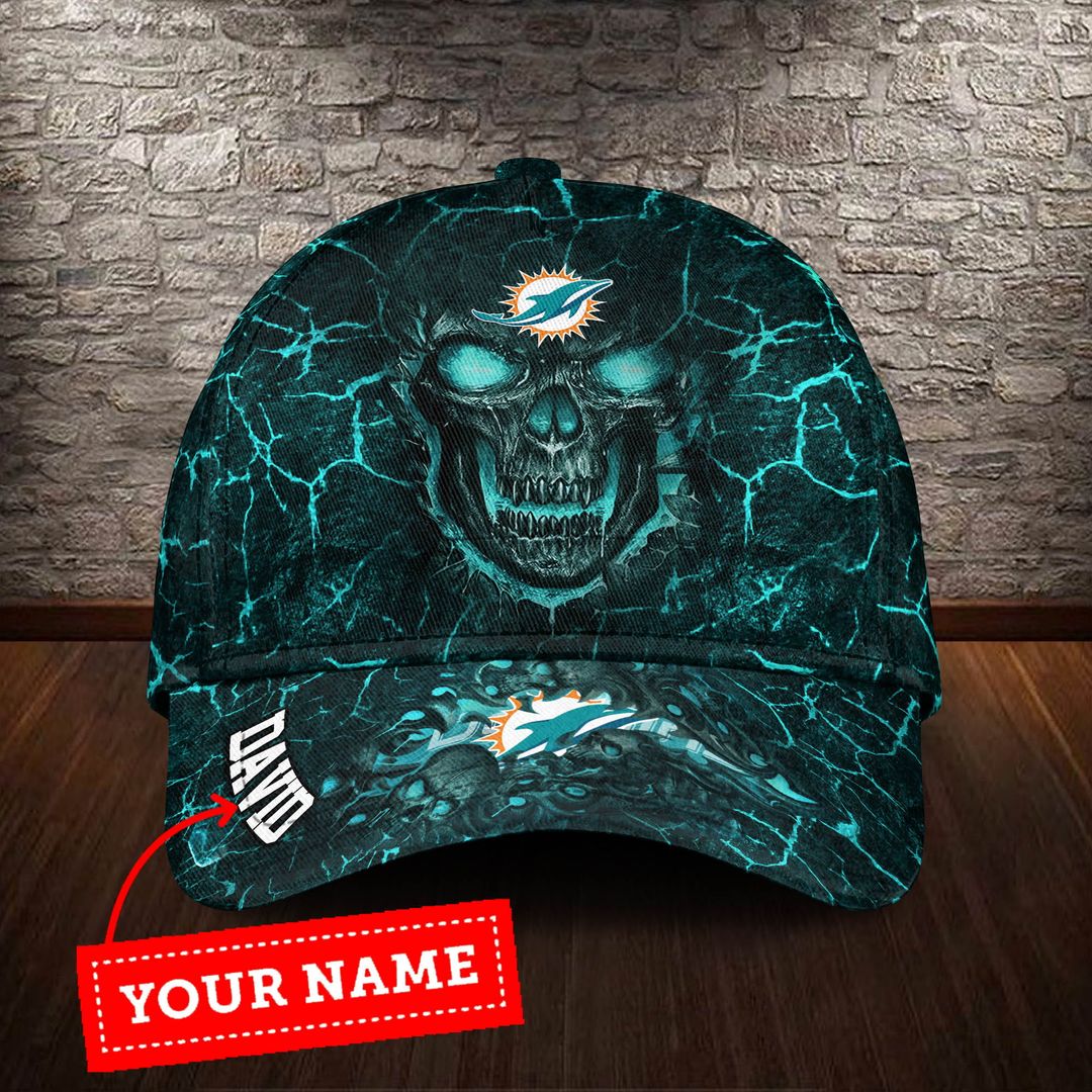 Miami Dolphins Classic Cap NFL Fan Gift Custom name N04 - TeamColor