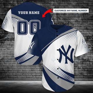 New York Yankees Personalized 3d Baseball Jersey Shirt 217 - Teeruto