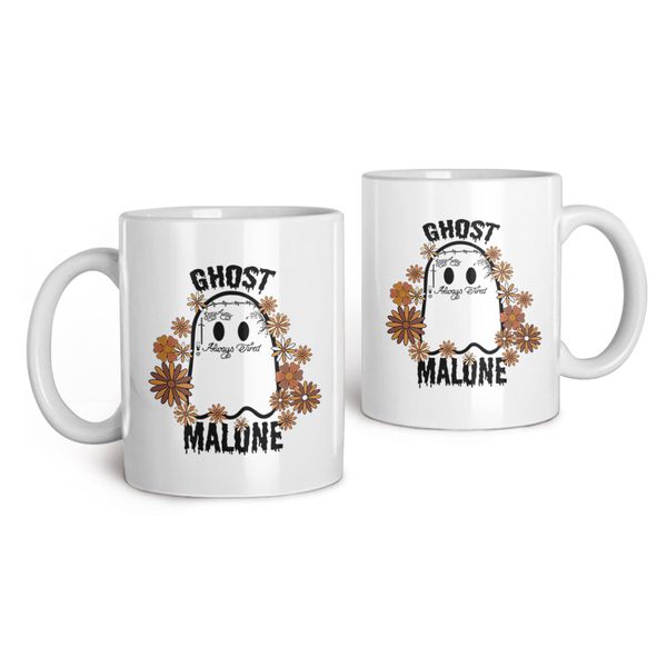 Halloween Mug, Post Malone, Ghost Funny Cup, Ghost, Tumbler With Lid & Straw,  Glass Cup - Yahoo Shopping