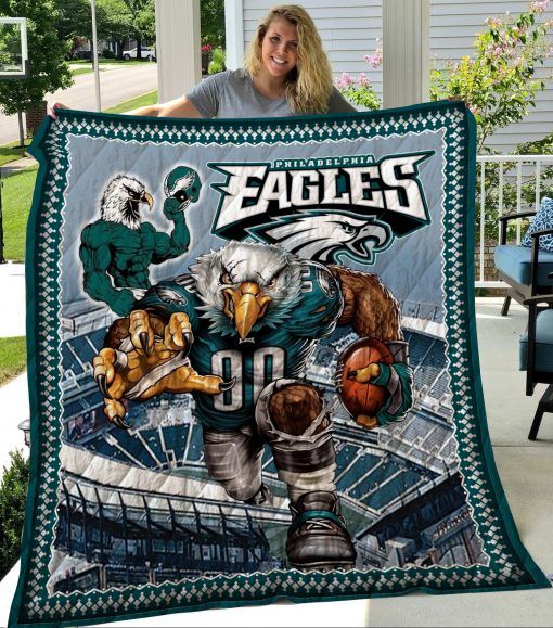 Merry Christmas Philadelphia Eagles Quilt Blanket Great Customized Blanket  Gifts For Birthday Christmas Thanksgiving – DovePrints