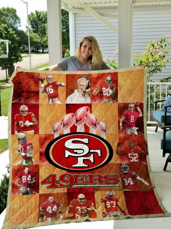 San Francisco 49ers quilt blanket 01 - GroveBlankets