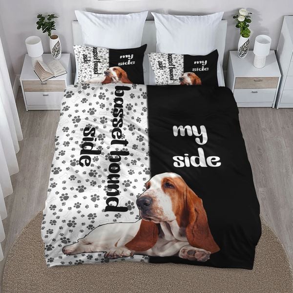 basset hound duvet cover