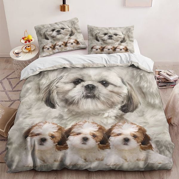 shih tzu duvet cover