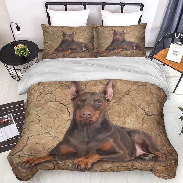 doberman duvet cover