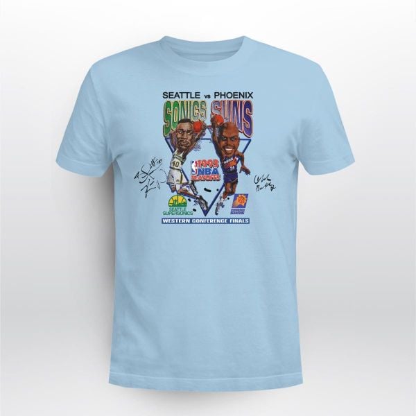 Phoenix Suns Vintage '93 Finals NBA T-Shirt – Basketball Jersey World