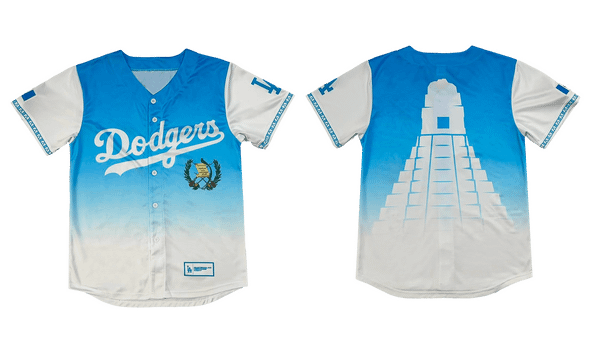 Los Angeles Dodgers 2023 Guatemalan Heritage Night Baseball Jersey
