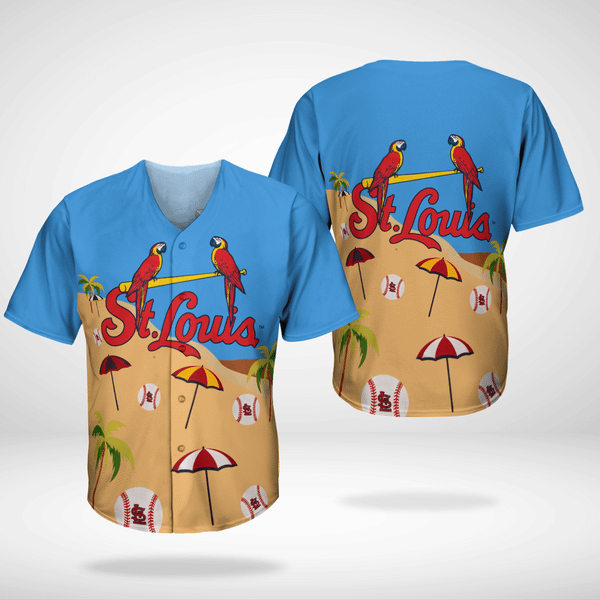 Cardinals Baseball T-shirt Bleached Cardinals Shirt St. 