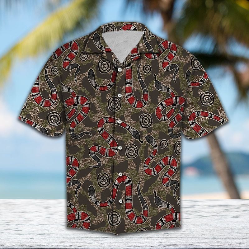 snake hawaiian shirt