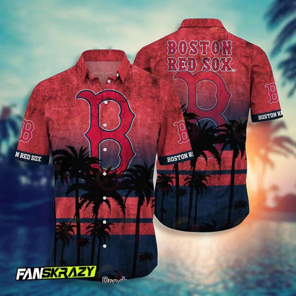 Boston Red Sox MLB Hawaiian Shirt Lemonade Standstime Aloha Shirt - Trendy  Aloha